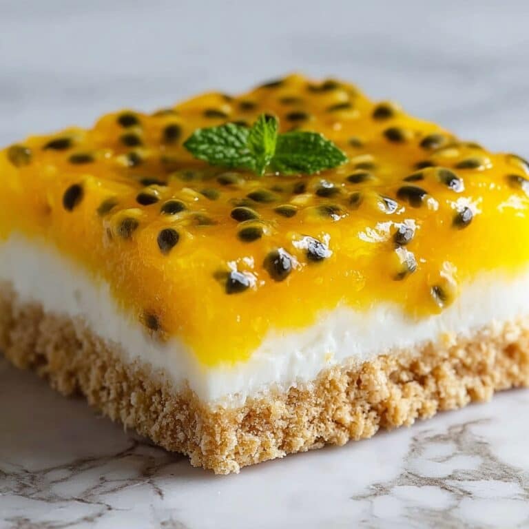 No-Bake Passion Fruit Slice Recipe