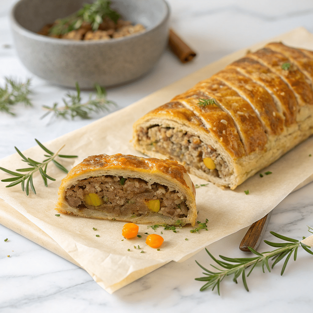 Minced Beef Wellington Recipe - Recipe Image