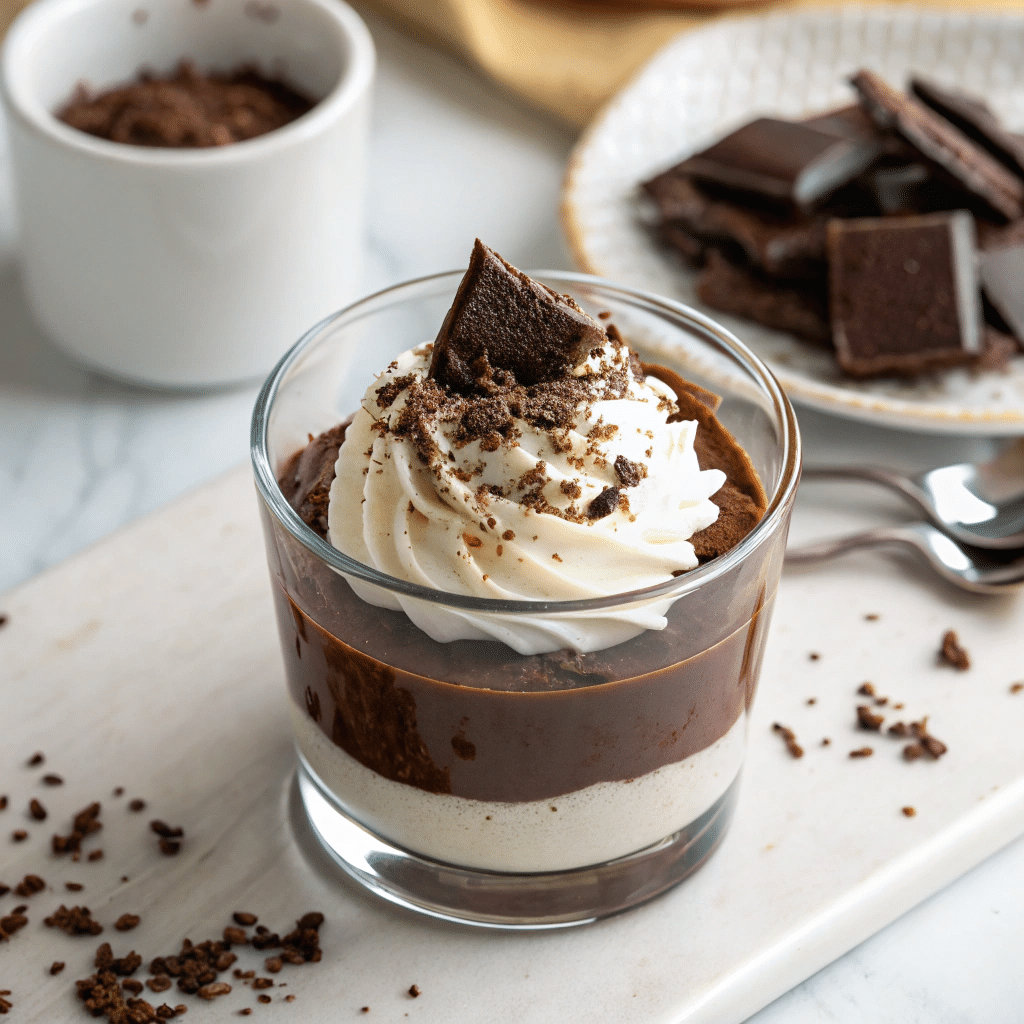 Creamy Homemade Chocolate Pudding Recipe - Recipe Image