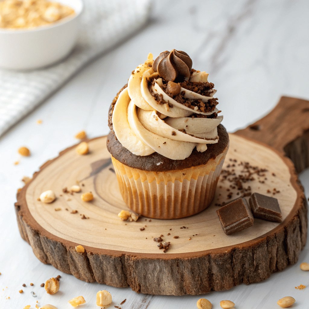 Chocolate Peanut Butter Cupcakes Recipe