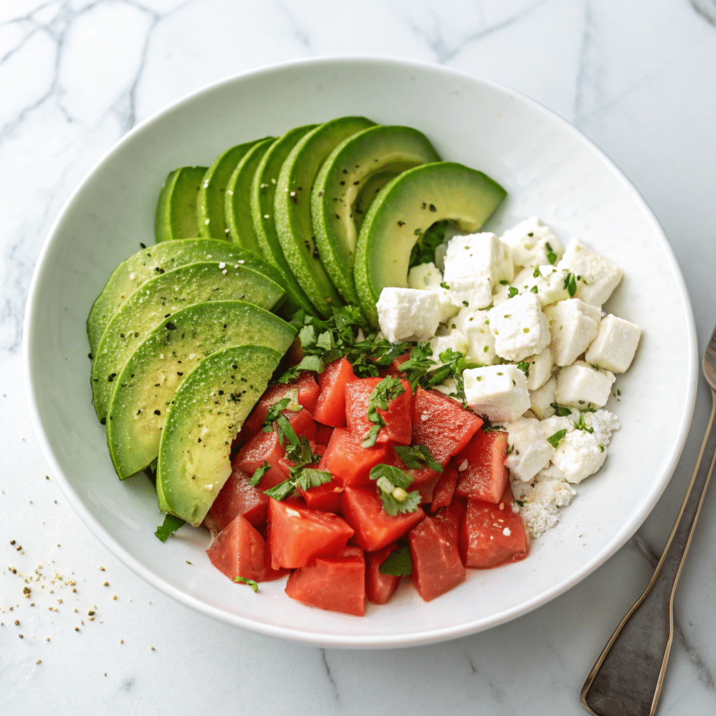 Cottage Cheese and Avocado Salad Recipe - Recipe Image