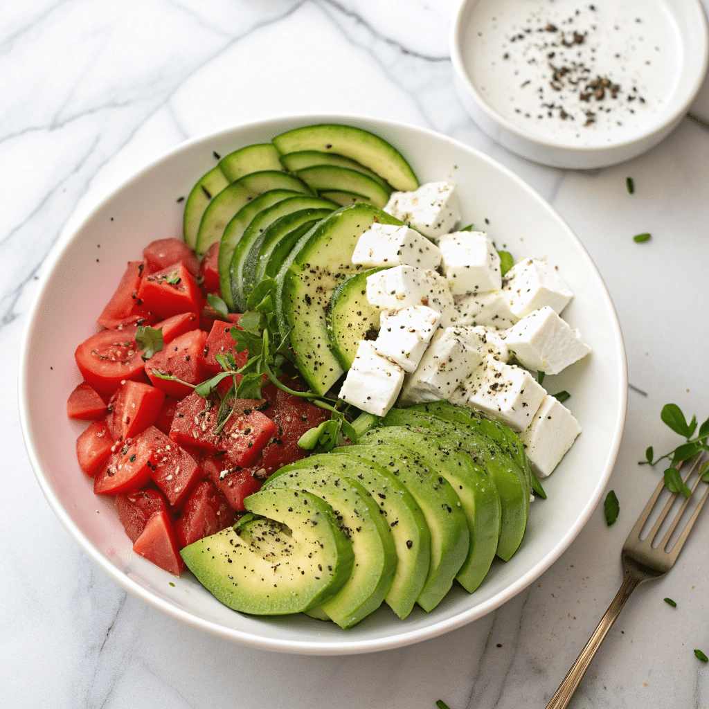 Cottage Cheese and Avocado Salad Recipe - Recipe Image