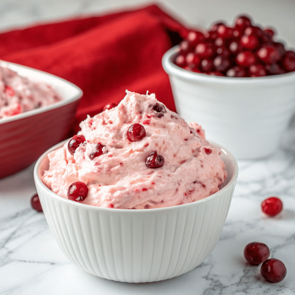 Holiday Cranberry Fluff Salad Recipe