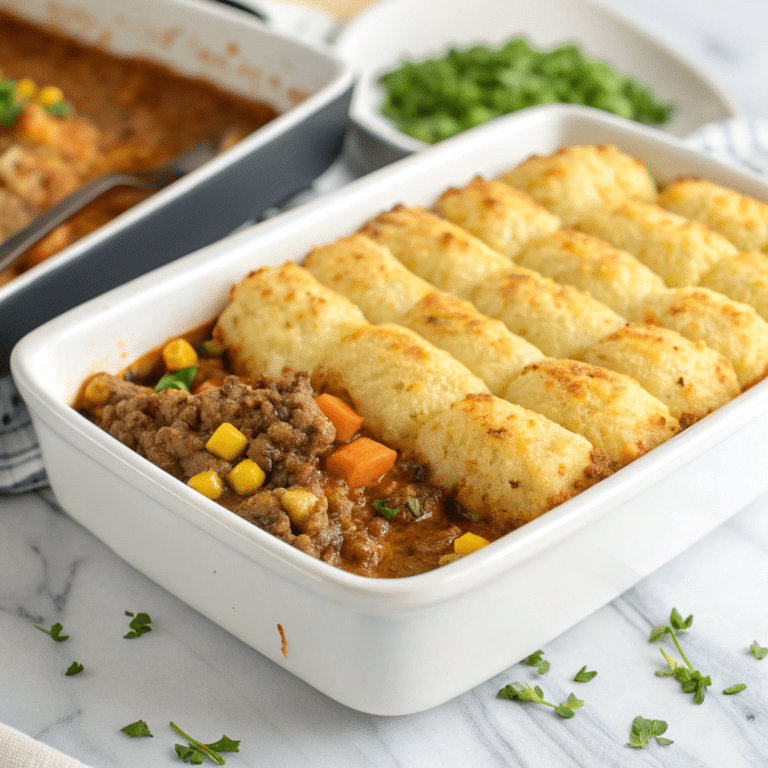 Shepherd’s Pie Tater Tot Casserole Recipe