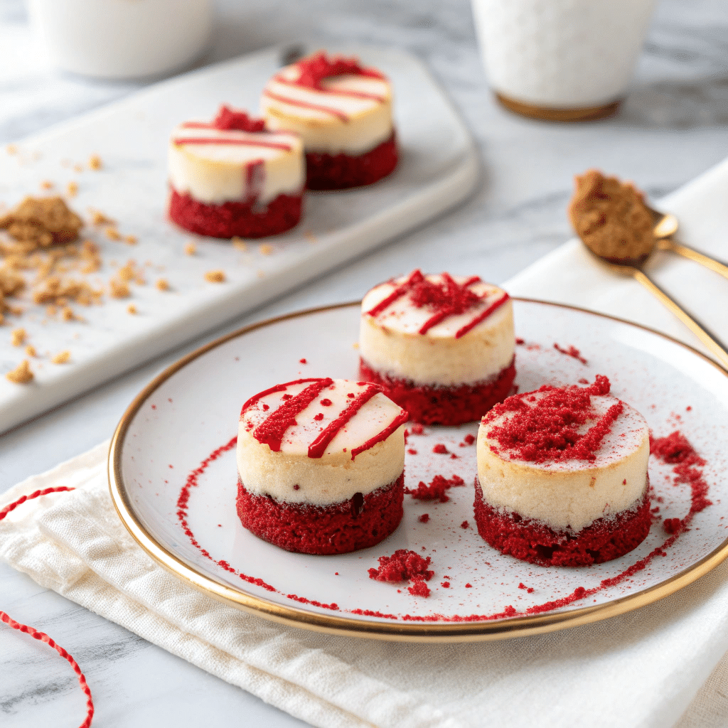 Red Velvet Cheesecake Bites Recipe - Recipe Image