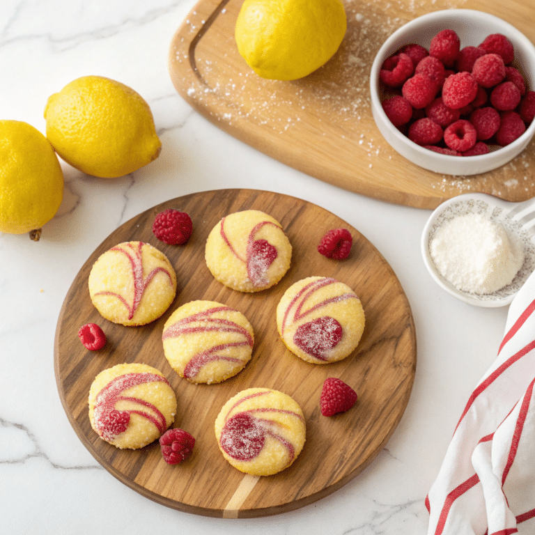 Lemon Raspberry Cookies Recipe