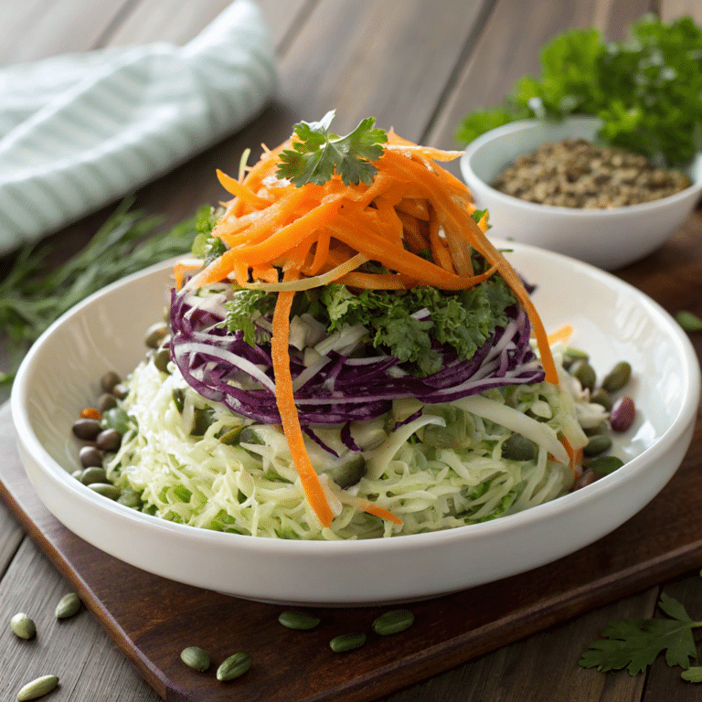 Crunch Kale Salad with Cilantro-Lime Dressing and Toasted Nuts Recipe