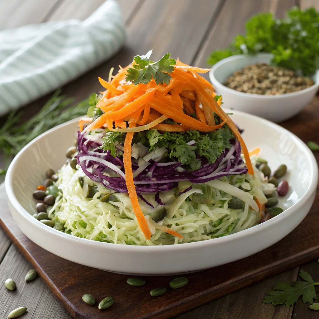 Crunch Kale Salad with Cilantro-Lime Dressing and Toasted Nuts Recipe