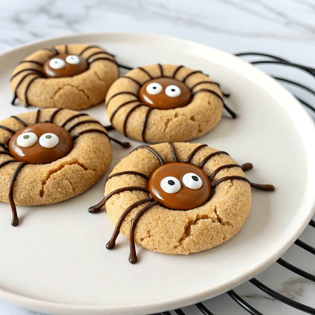 Peanut Butter Spider Cookies Recipe