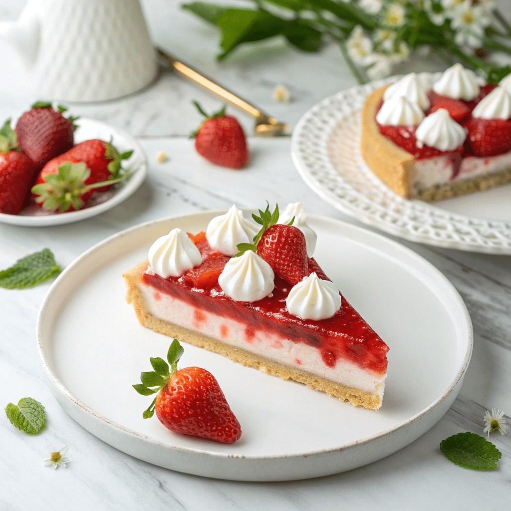Strawberry Cool Whip Pie Recipe - Recipe Image
