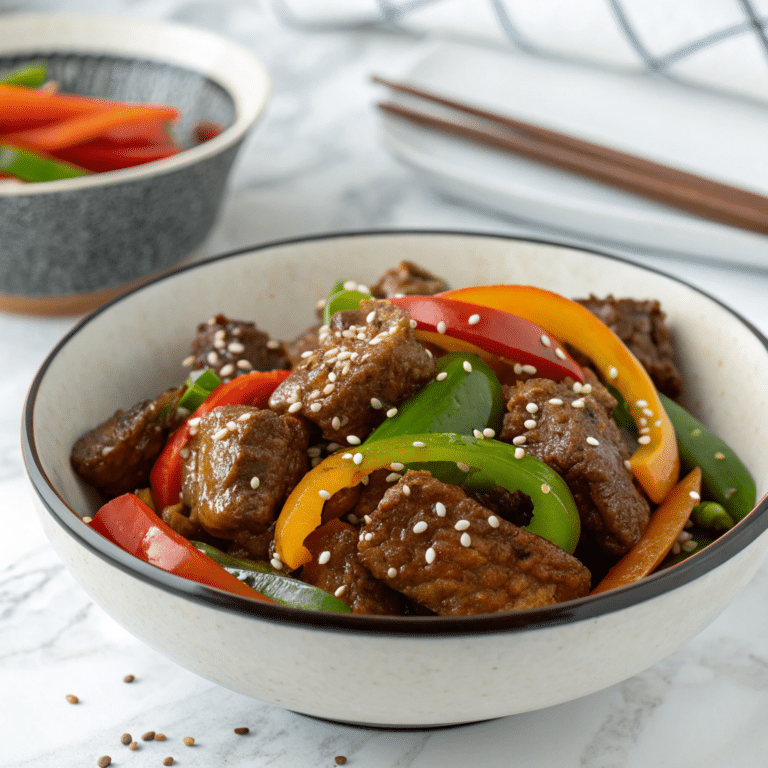 Pepper Steak in a Crock Pot Recipe