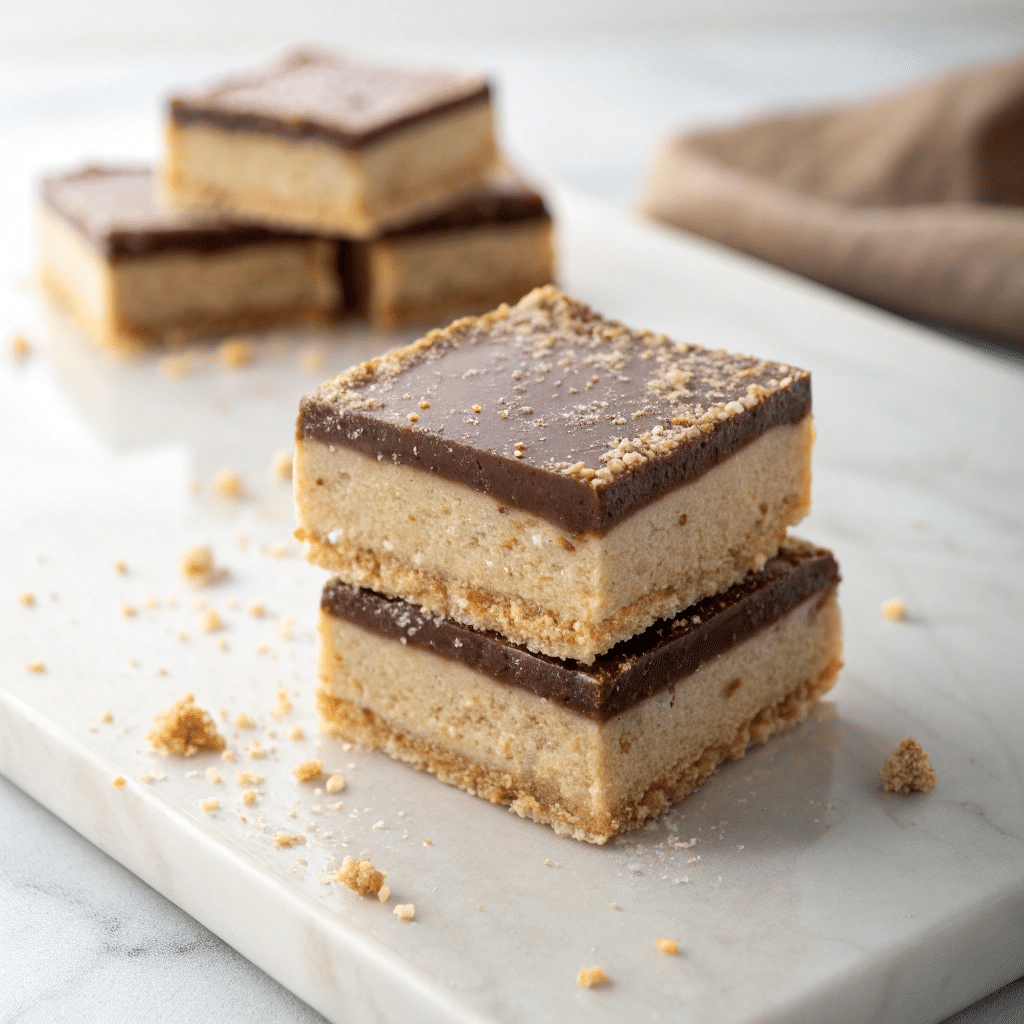 Healthy Peanut Butter Greek Yogurt Breakfast Blondies Recipe - Recipe Image