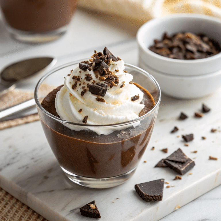 Creamy Homemade Chocolate Pudding Recipe