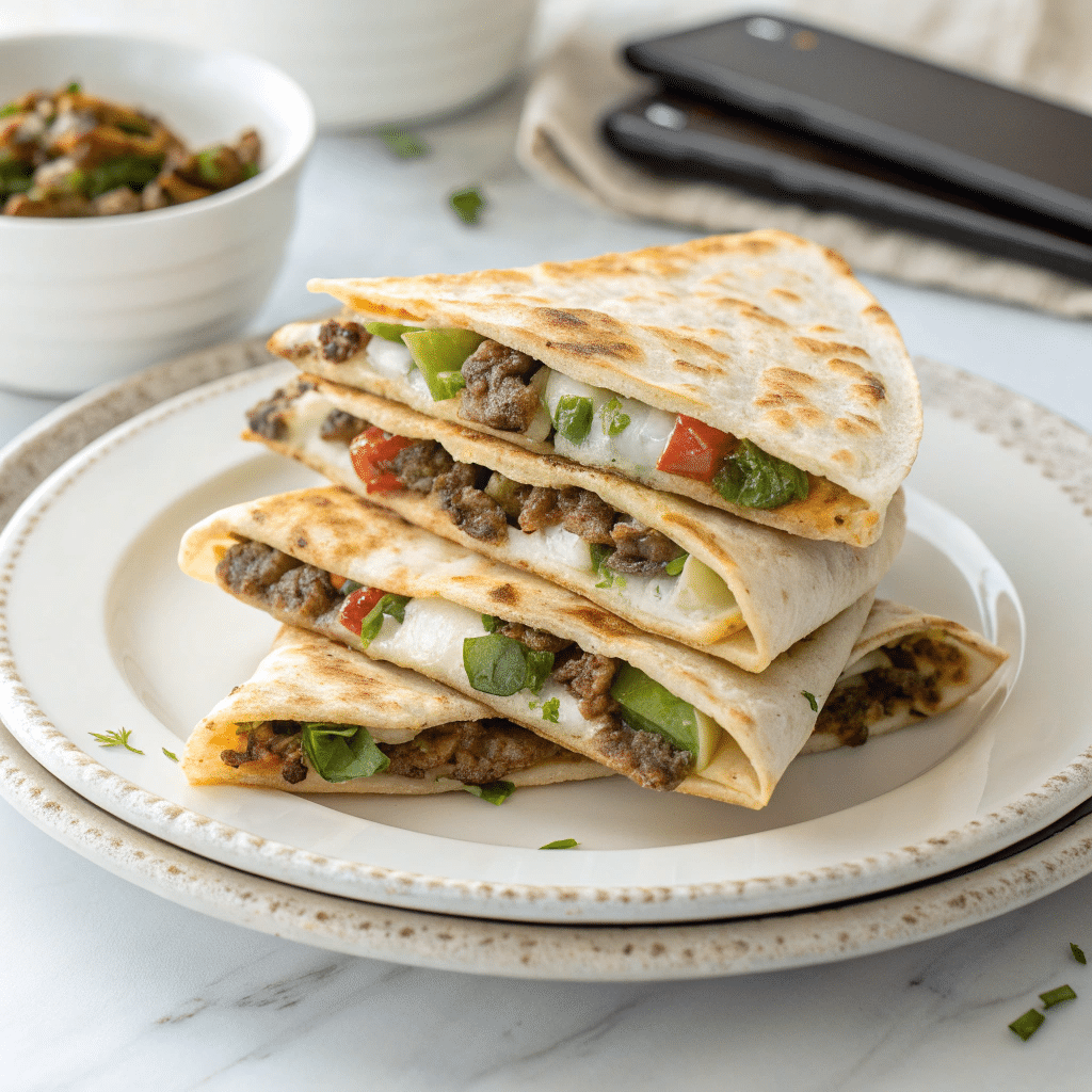 Spicy Mince Quesadillas Recipe - Recipe Image