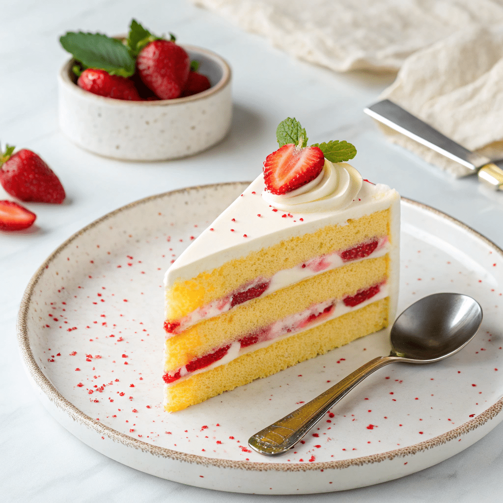 Japanese Strawberry Cake Recipe