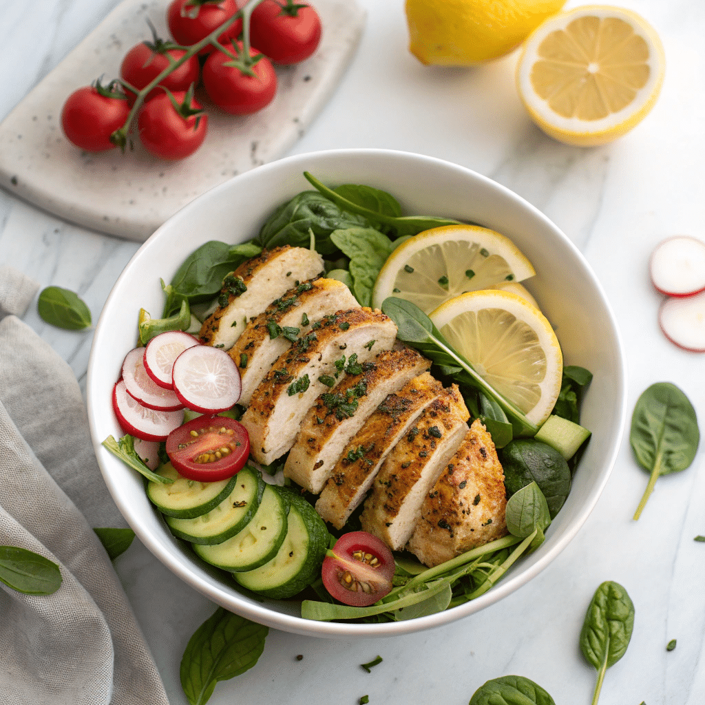 Lemon Herb Chicken Salad (Keto-Friendly) Recipe
