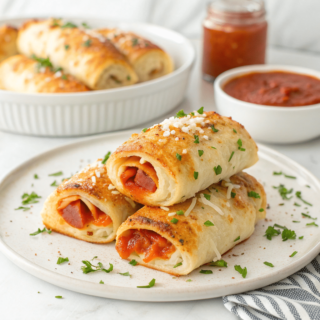 Pizza Roll Ups Recipe - Recipe Image