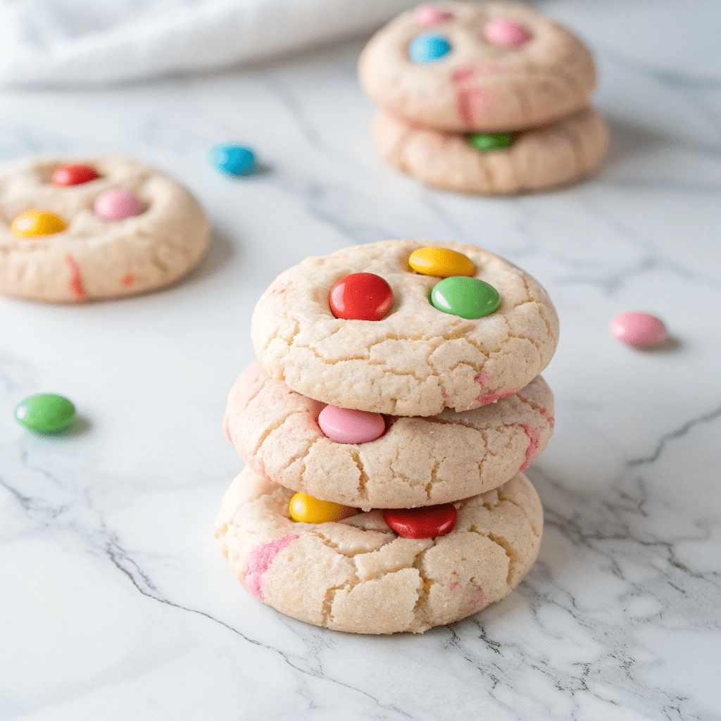 Strawberry Cake Mix Cookies Recipe - Recipe Image