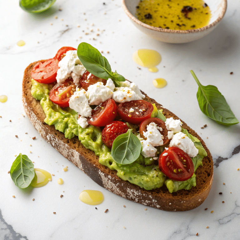 Avocado Feta Toast Delight Recipe