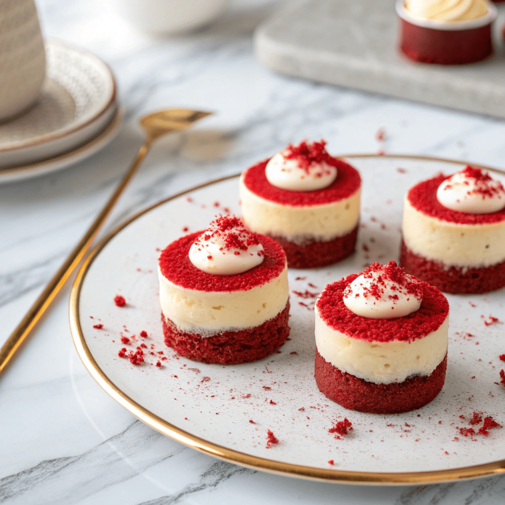 Red Velvet Cheesecake Bites Recipe - Recipe Image