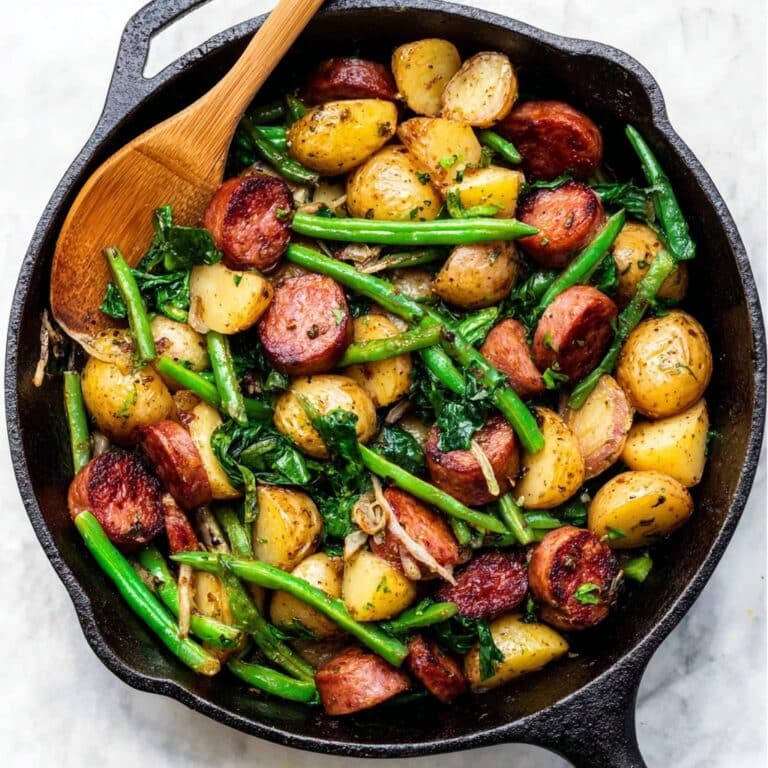 One-Skillet Kielbasa and Potatoes Recipe