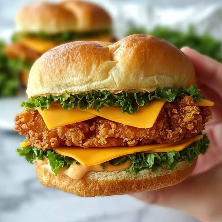 Spicy Crispy Chicken Burger Recipe