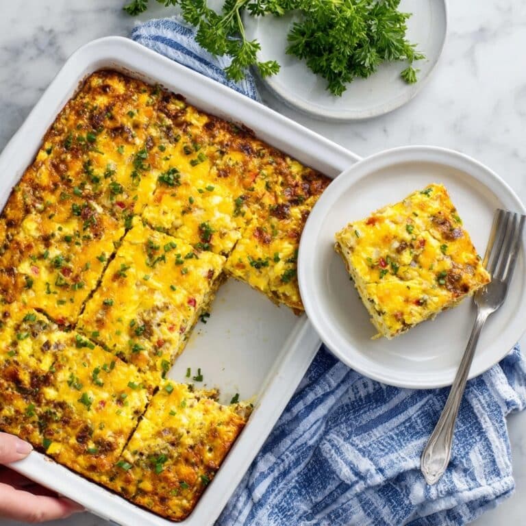 Cheesy Sausage Hashbrown Casserole Recipe