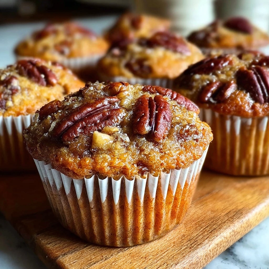 Pecan Pie Brown Sugar Muffins Recipe