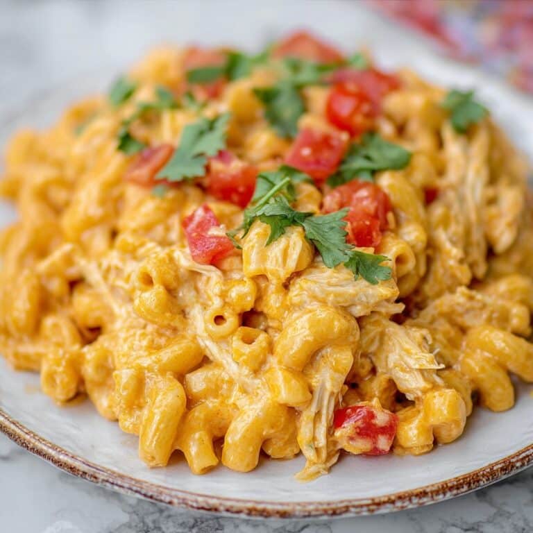 Slow Cooker Chicken Enchilada Pasta Recipe