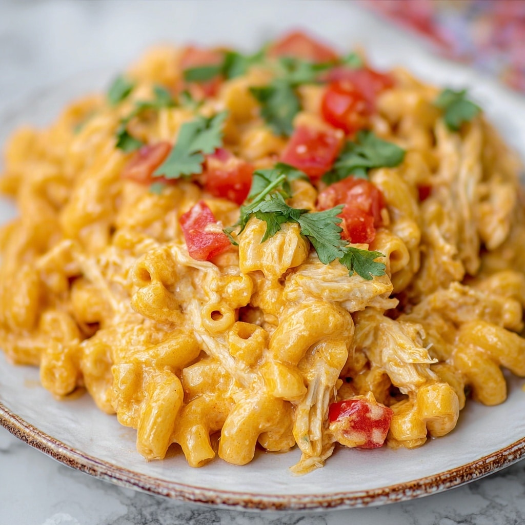 Slow Cooker Chicken Enchilada Pasta Recipe