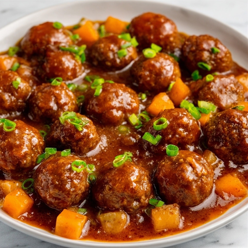 Pineapple BBQ Meatballs Recipe - Recipe Image