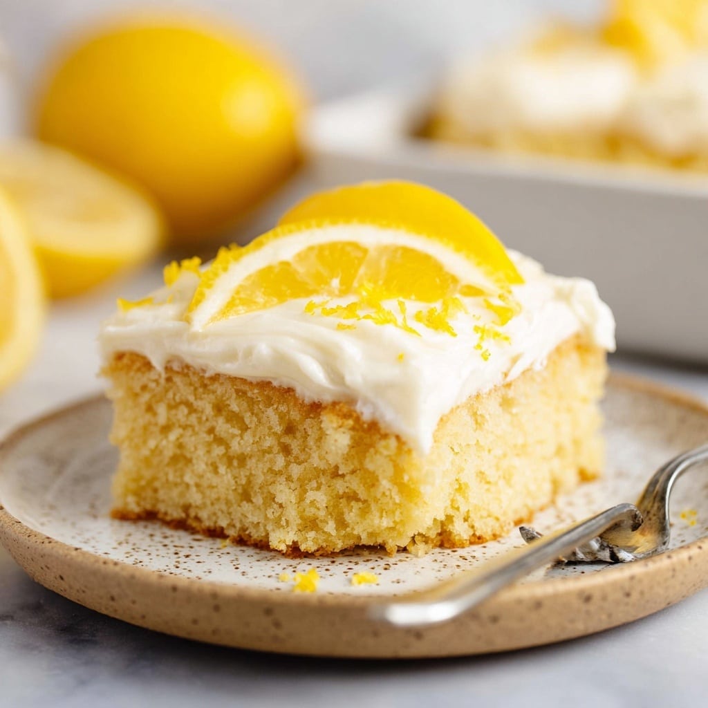 Vegan Lemon Drizzle Cake Recipe - Recipe Image