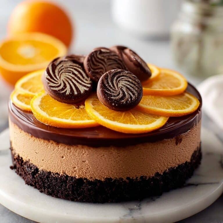 No-Bake Chocolate Orange Cheesecake Recipe