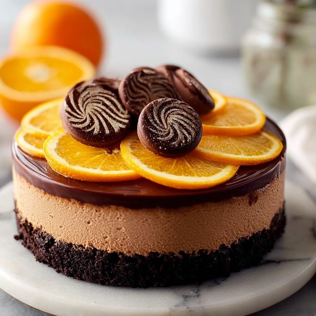 No-Bake Chocolate Orange Cheesecake Recipe