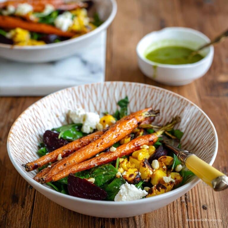 Roasted Beets and Carrots Salad with Burrata Recipe