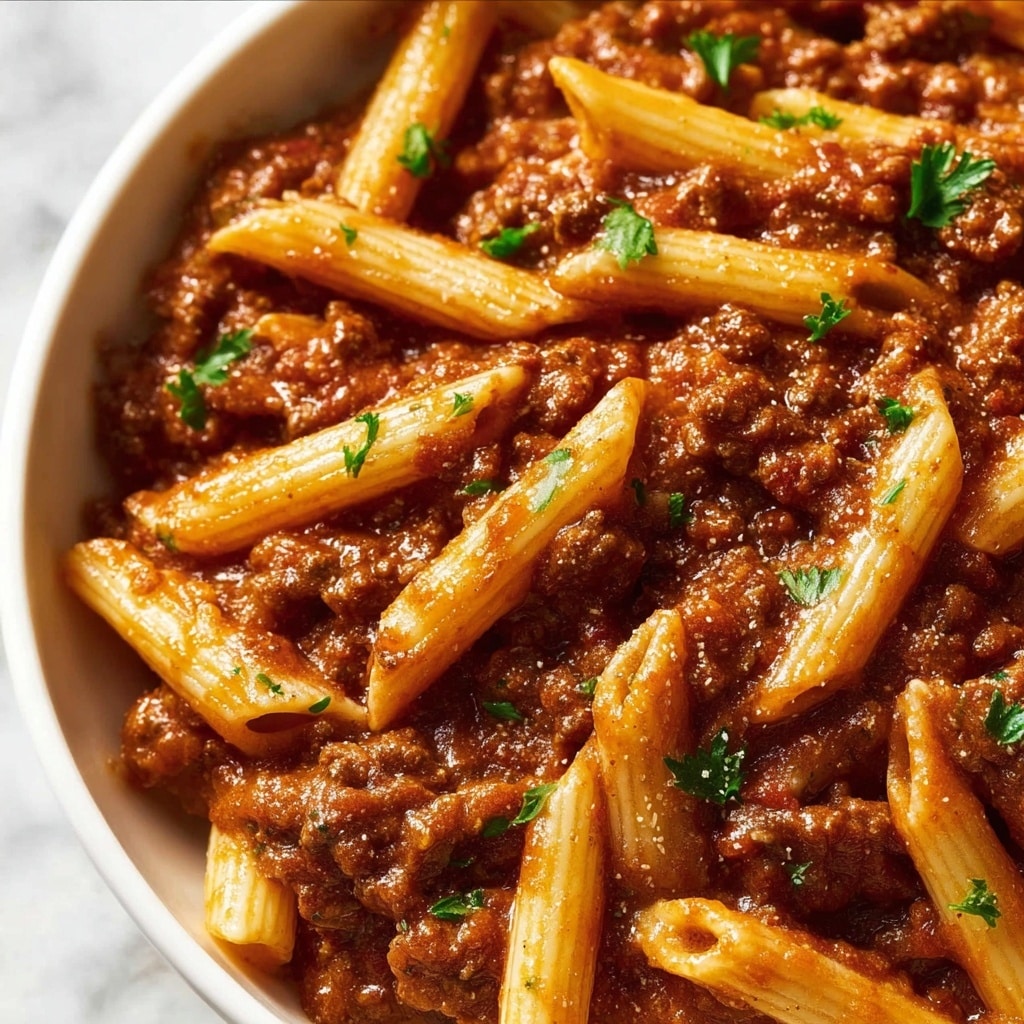 One Pot Sloppy Joe Pasta Recipe - Recipe Image