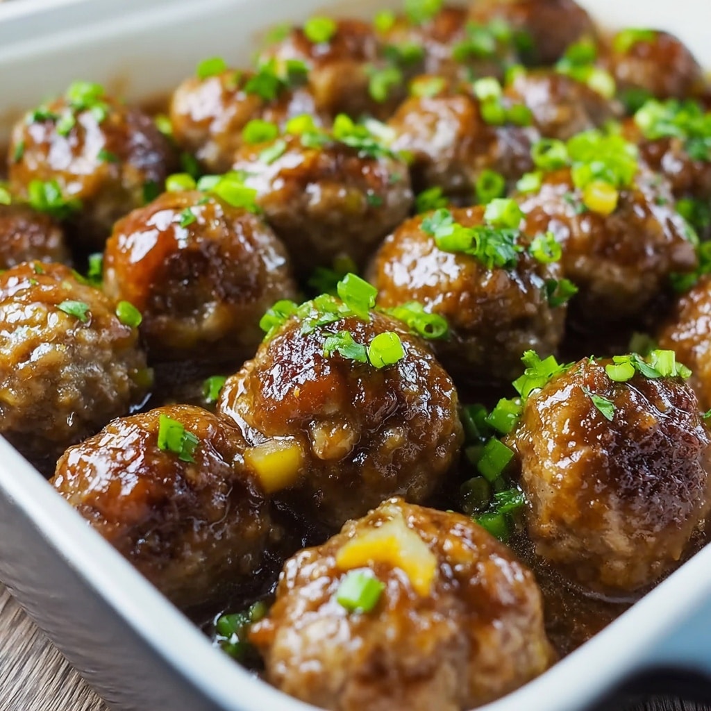 Hawaiian BBQ Meatballs with Pineapple and Bell Peppers Recipe