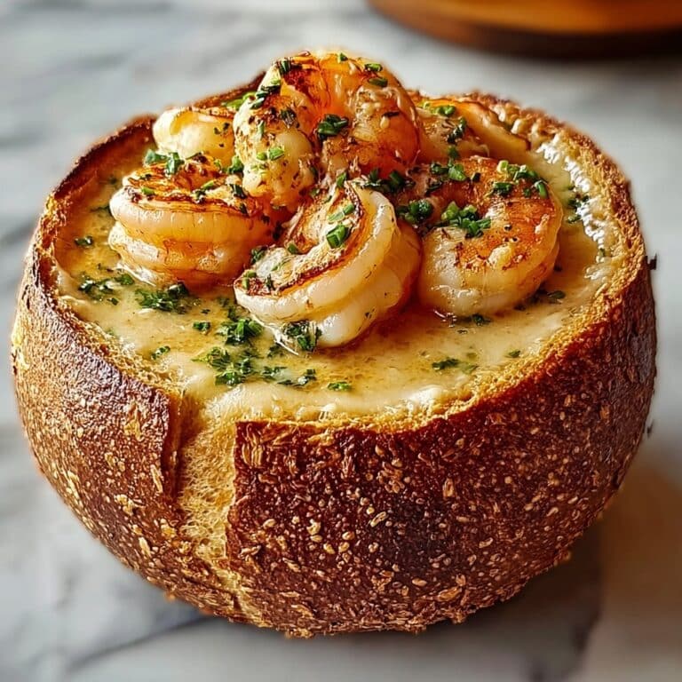 Stuffed Seafood Bread Bowl Recipe