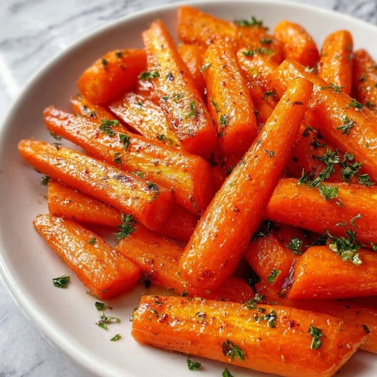 Honey Glazed Roasted Carrots with Garlic and Spices Recipe