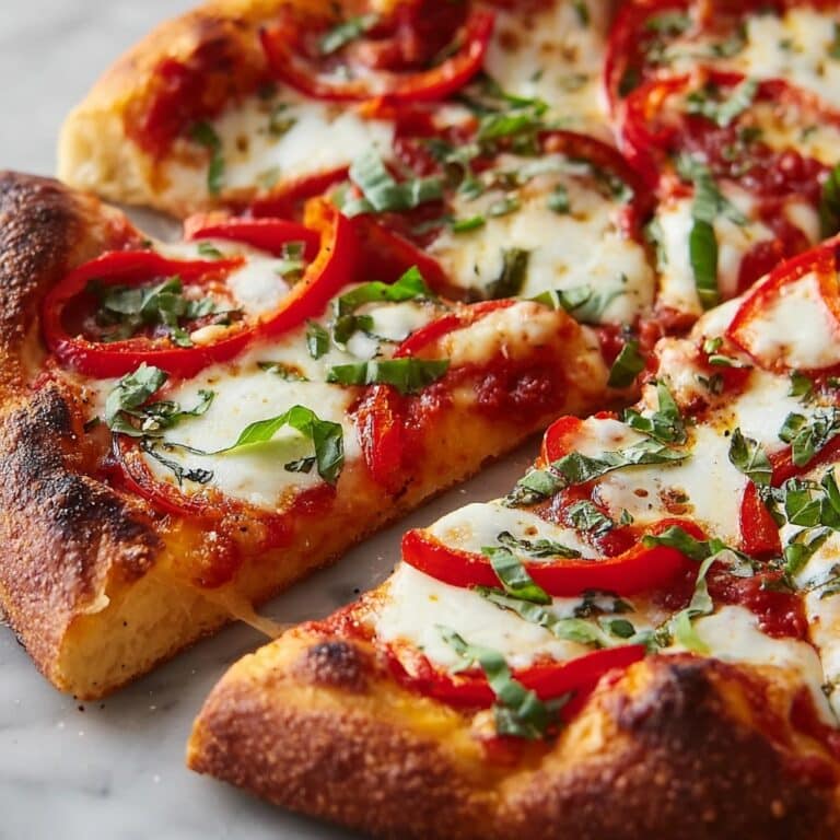 Calabrian Chili Roasted Red Pepper Pizza Recipe