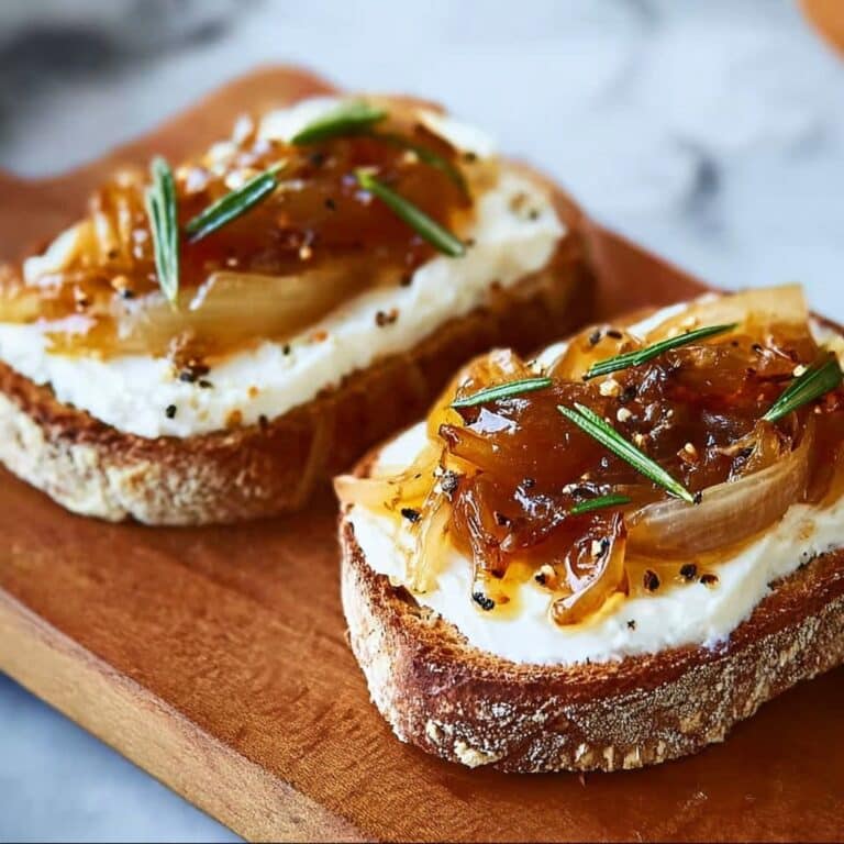 Whipped Feta Crostini with Hot Honey Recipe