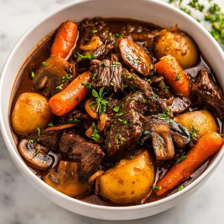 Slow Cooker Beef Stew With Mushrooms Recipe