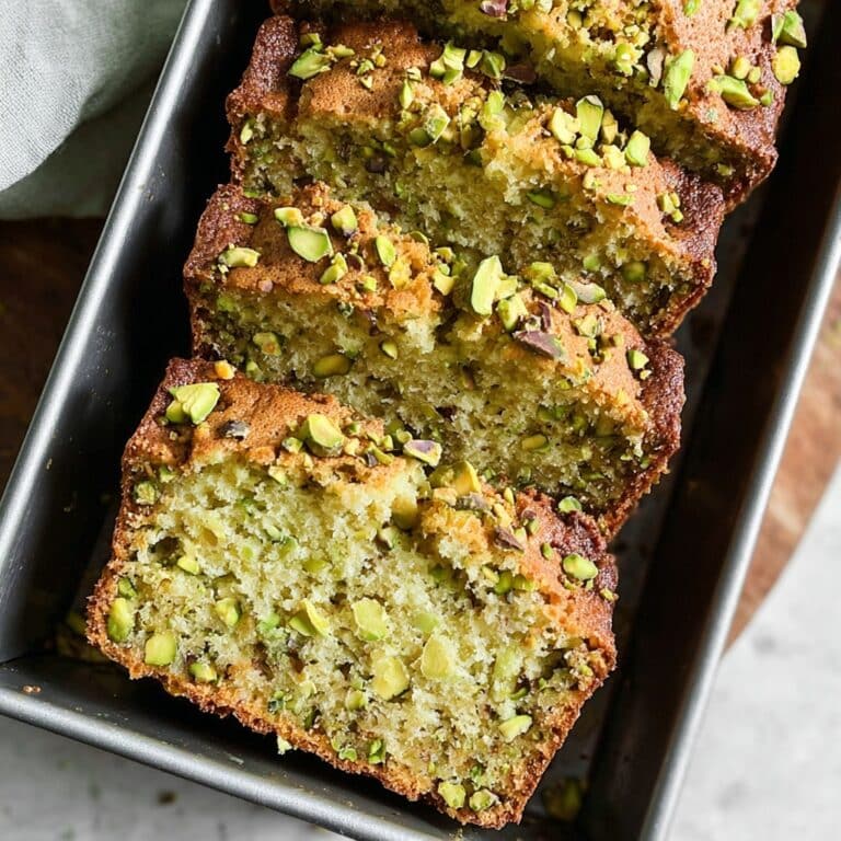 Pistachio Pudding Bread Recipe