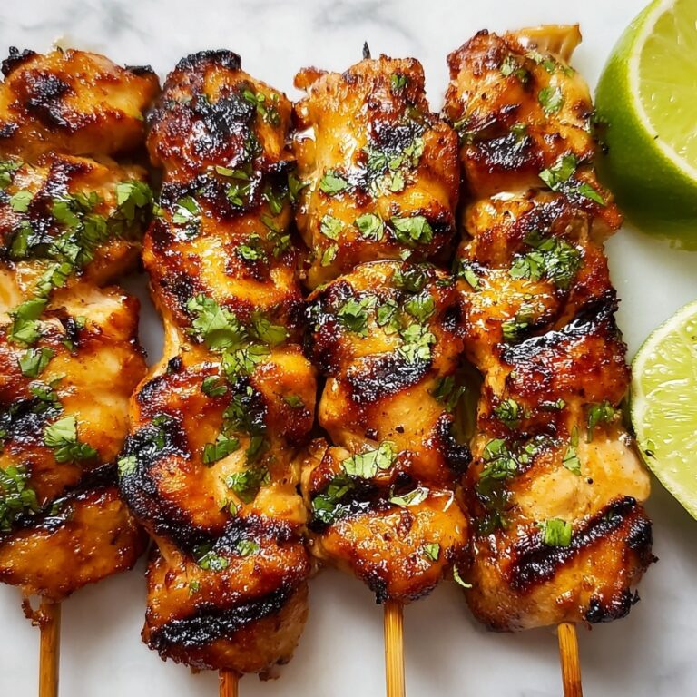 Sizzling Honey Lime Chicken Skewers Recipe