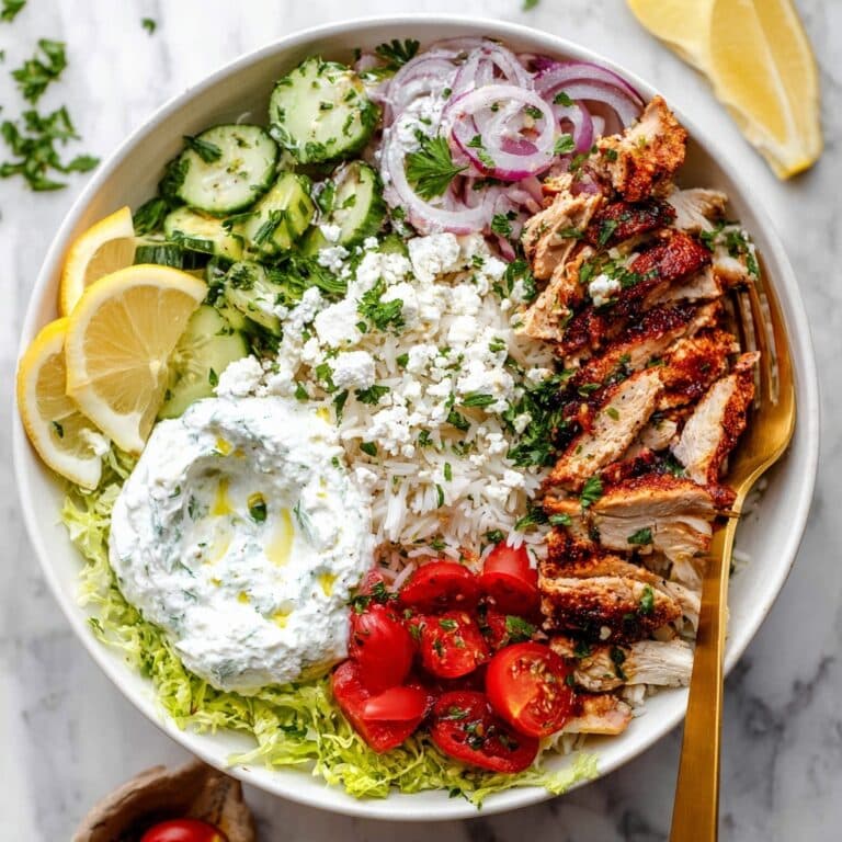 Greek Chicken Bowls with Tzatziki and Fresh Veggies Recipe