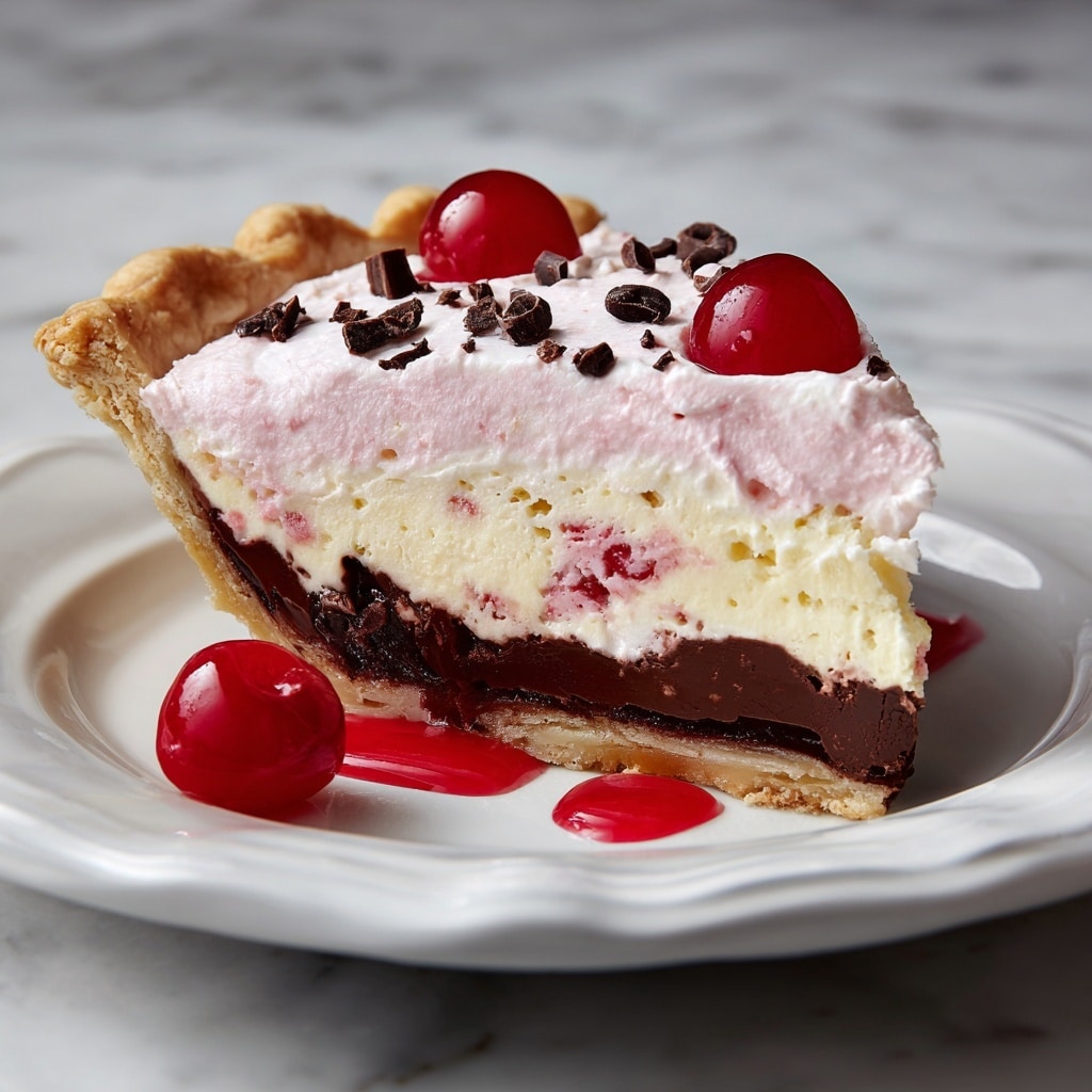 Chocolate Cherry Pie Recipe - Recipe Image