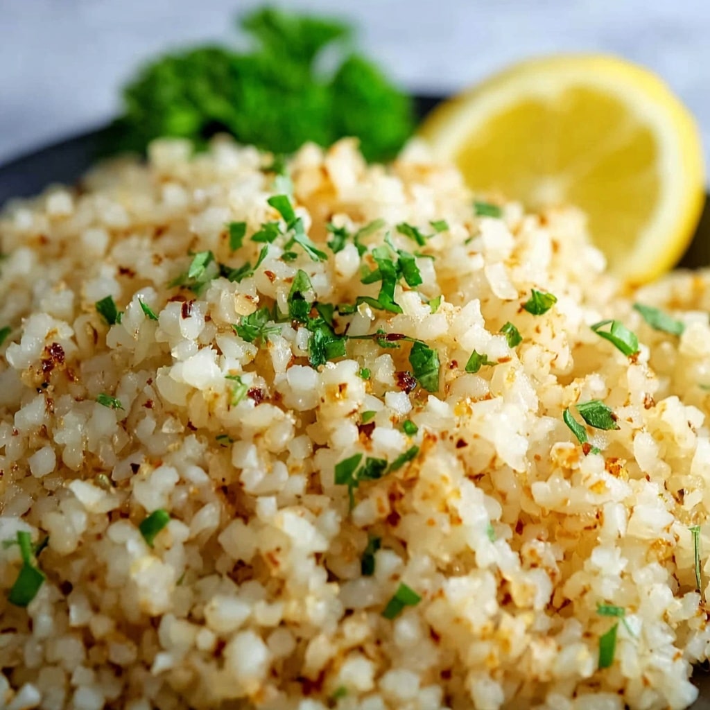 Garlic Butter Cauliflower Rice Recipe