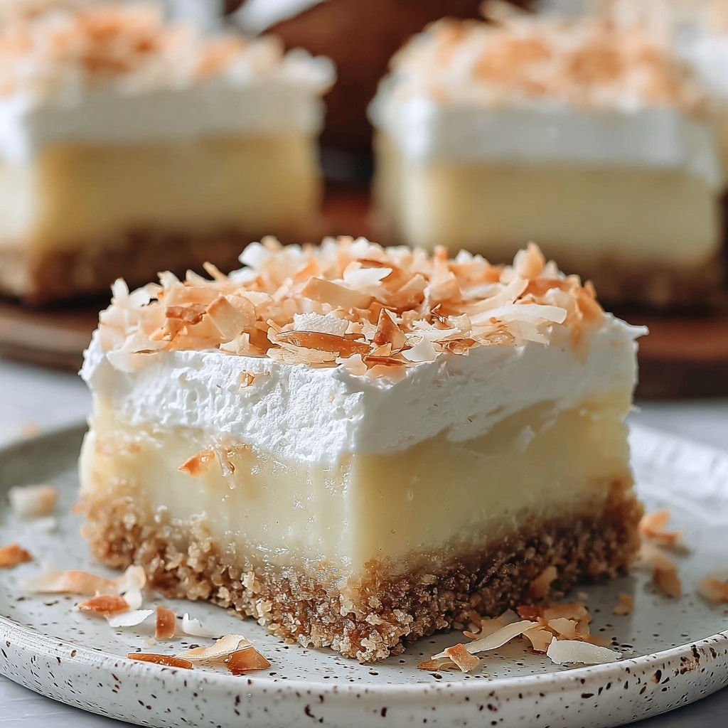 Island Dream Coconut Cream Bars Recipe