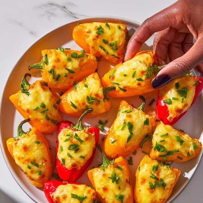 Pimento Cheese-Stuffed Mini Peppers Recipe