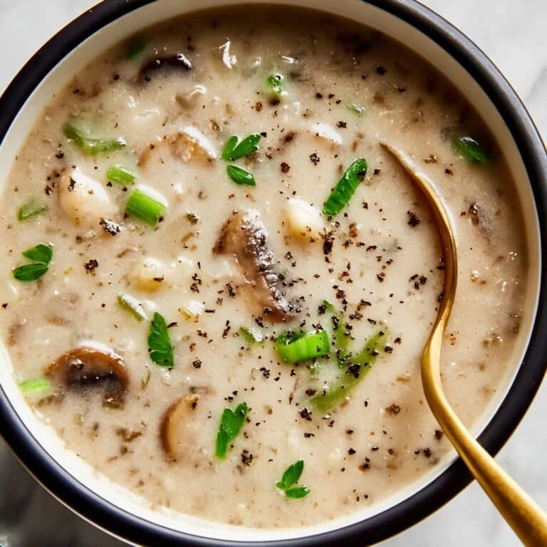 Easy Cream of Mushroom Soup Recipe